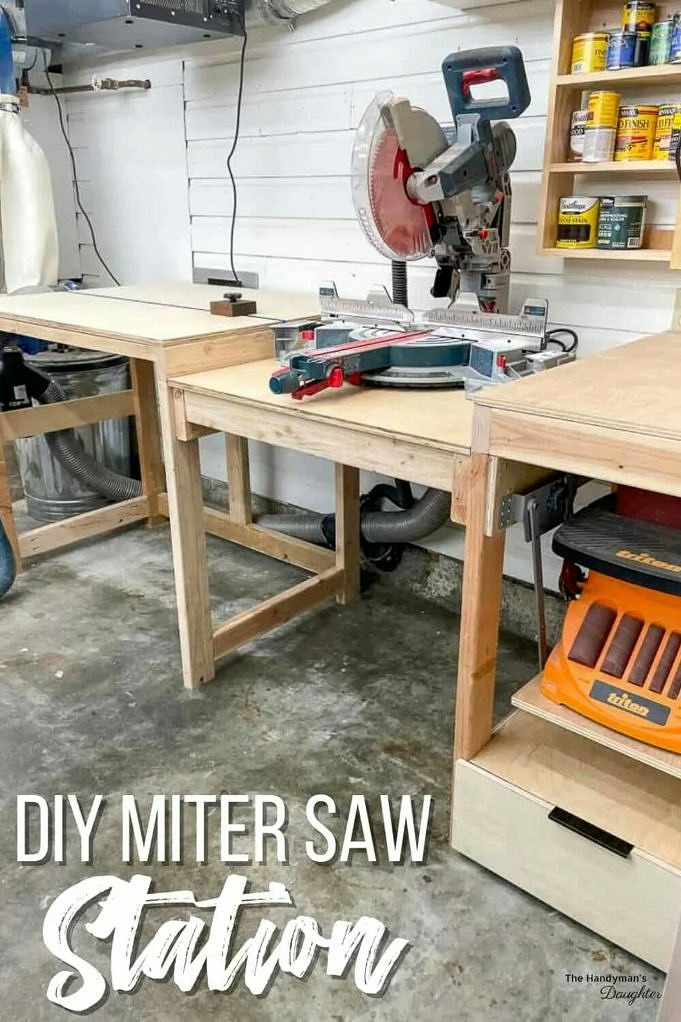 How To Build A Miter Saw Table